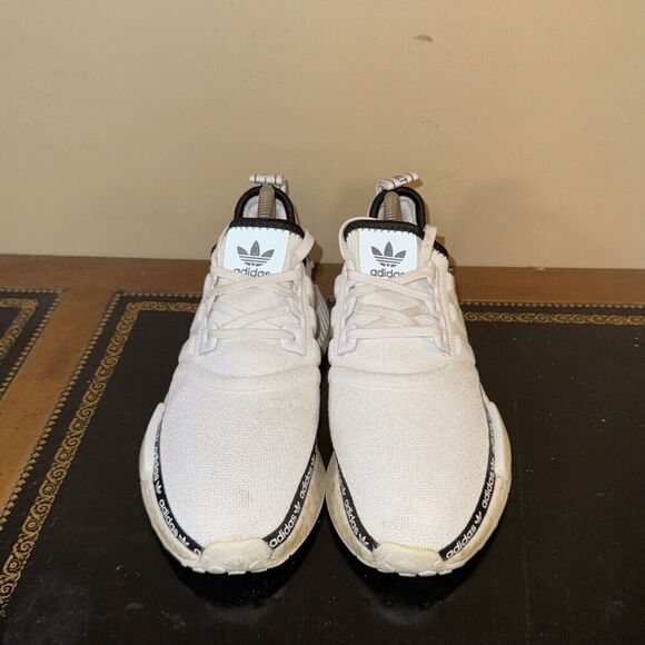 Adidas NMD_R1 White Tape Logo FV7306 Women's Size 5.5 - Picture 2 of 7